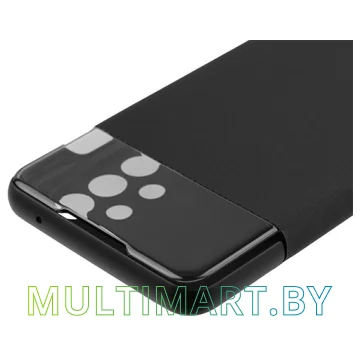 Чехол Samsung S View Wallet Cover для Samsung Galaxy A72 (черный) картинка 3